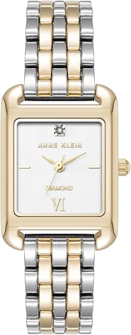 Anne Klein Women's Genuine Diamond Dial Bracelet Watch - Best Deal Finder