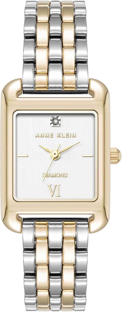 Anne Klein Women's Genuine Diamond Dial Bracelet Watch on Amazon.ae - Price Tracker