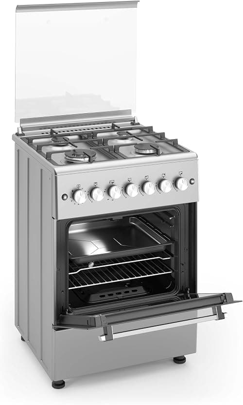 Bompani 60x60cm 4-Burner Cooking Range with Mechanical Timer, Gas Oven, Grill, FFD, Full-Safety, Automatic Ignition - One Year Manufacturer Warranty على Amazon.ae - متتبع الأسعار