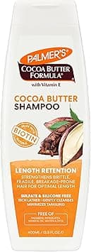 Palmer's Cocoa Butter Formula Biotin Length Retention Shampoo -Vitamin E-Gentle Cleaning - Strengthen Hair-Minimize Tangling-Maintain Moisture-Sulphate,Silicon, Paraben, Mineral Oil Free-400ML - Amazon.ae Price Tracker