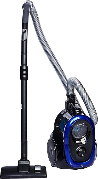 Samsung Bagless Canister Vacuum Cleaner with Anti-Tangle Turbine, Vitality Blue, Telescopic Pipe, VC18M2120SB/SG, 1 Year Warranty (UAE version) on Amazon.ae - Price Tracker