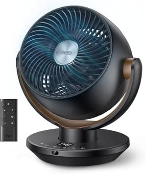 Dreo Room Fan, Computer Air Fan with Remote Control, 28cm Whole Room Table Fan, Powerful Airflow of 1.8 m on Amazon.ae - Price Tracker
