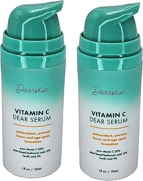 2 PACK Vitamin C Serum 20% PURE L-ASCORBIC ACID, Ferulic Acid, Hyaluronic Acid Botanic, Vitamin E Organic Cruelty Free for face and neck best antioxidant, Treatment for Wrinkles, Men and Women - Amazon.ae Price Tracker