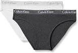 Calvin Klein womens Motive Cotton Multipack Bikini Panty Bikini Style Underwear (pack of 2) - Best Deal Finder