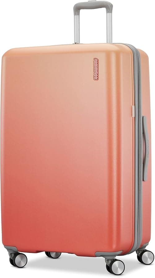 American Tourister Moonlight Hardside Expandable Luggage with Spinner Wheels on Amazon - Best Deal Finder