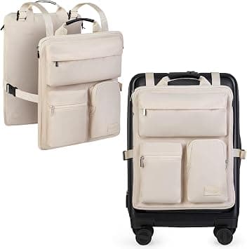 BAREFOOT CARIBOU Over Luggage Organizer, Ivory, Carry-On, Modern على Amazon.ae - متتبع الأسعار