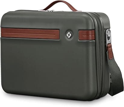 Samsonite Virtuosa Hardside Train Case, Crossbody Travel Makeup Case with Removable Strap, Pine Green on Amazon.ae - Price Tracker