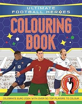 Ultimate Football Heroes Colouring Book: Revised & Updated Euro 2024 Edition - Amazon.ae Price Tracker