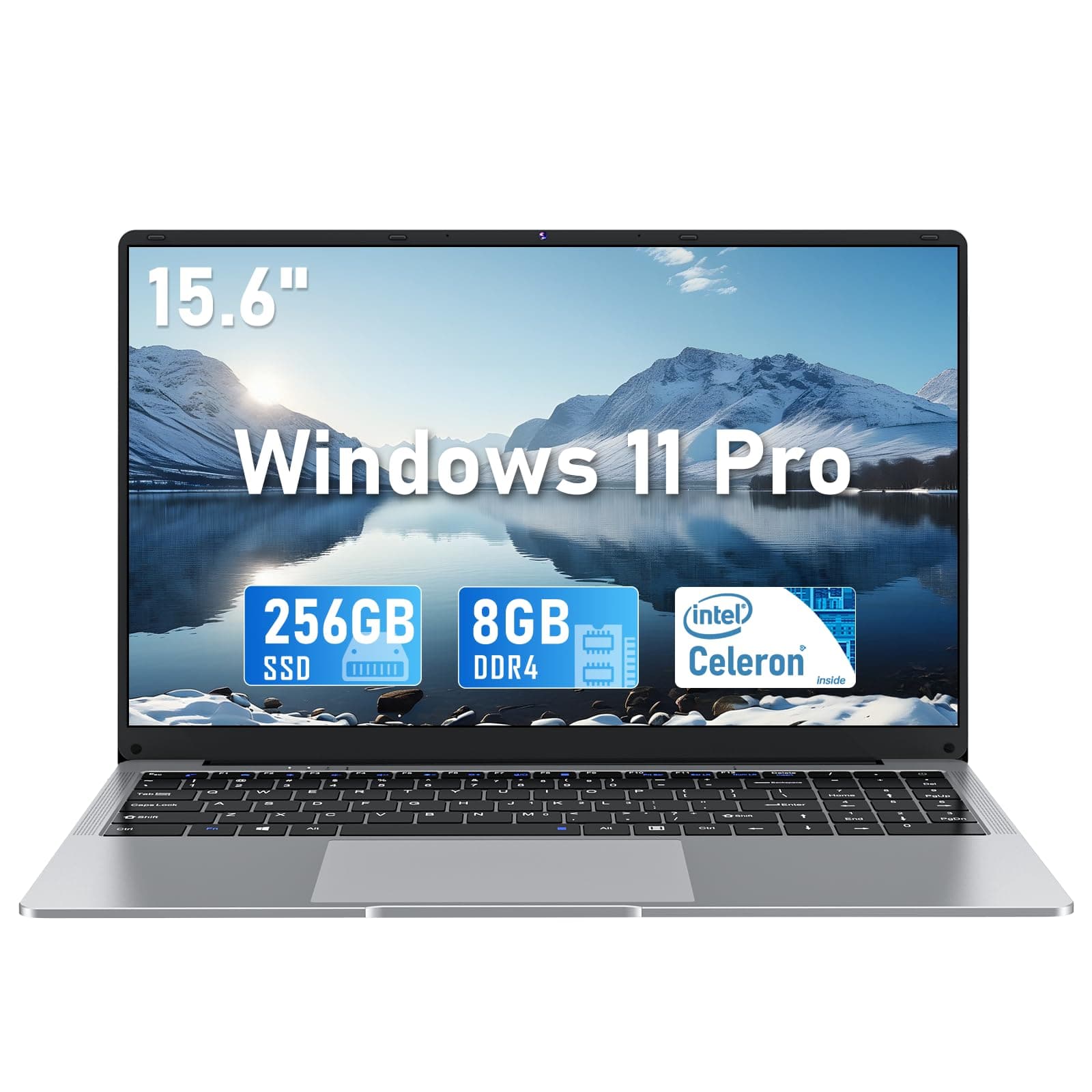 Laptop Computer, 15.6 Inch Lap Top PC 2026, Windows 11 Pro, 8GB RAM 256GB SSD, N4000 Processor, FHD Display 1920*1080P, WIFI5, BT4.2, Thin & Light, 5000mAh Battery, HDMI, for Study Office Business on Amazon.ae - Price Tracker