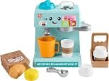 Fisher-Price Toddler Toy Laugh & Learn Coffee Café Musical Playset with Educational Songs & 10 Pretend Play Pieces for Kids Ages 18+ Months - Best Deal Finder