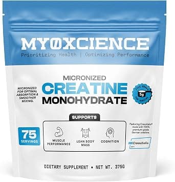 MYOXCIENCE Micronized Creatine | with 100% Creavitalis—The World’s Purest Micronized Form of Creatine Monohydrate | Supports Muscle Performance, Lean Body Mass, & Cognition | 75 Servings on Amazon.ae - Price Tracker