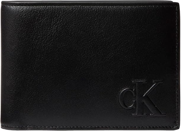 CALVIN KLEIN BOLD CK Trifold Men, Black, OS on Amazon.ae - Price Tracker