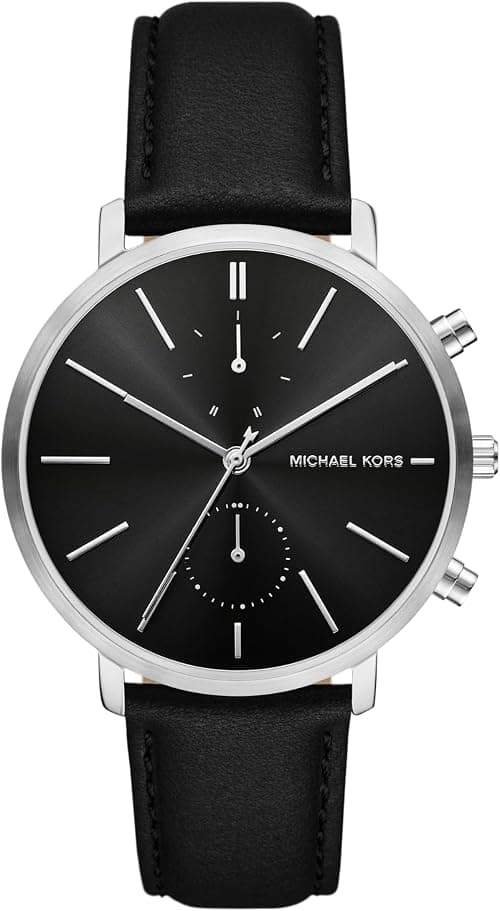 Michael Kors Men's Blake Stainless Steel or Leather Watch على Amazon.ae - متتبع الأسعار