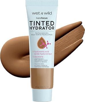 wet n wild Bare Focus Tinted Hydrator Matte Finish, Deep | Oil-Free | Moisturizing Makeup | Hyaluronic Acid | Sheer To Medium Coverage on Amazon.ae - Price Tracker