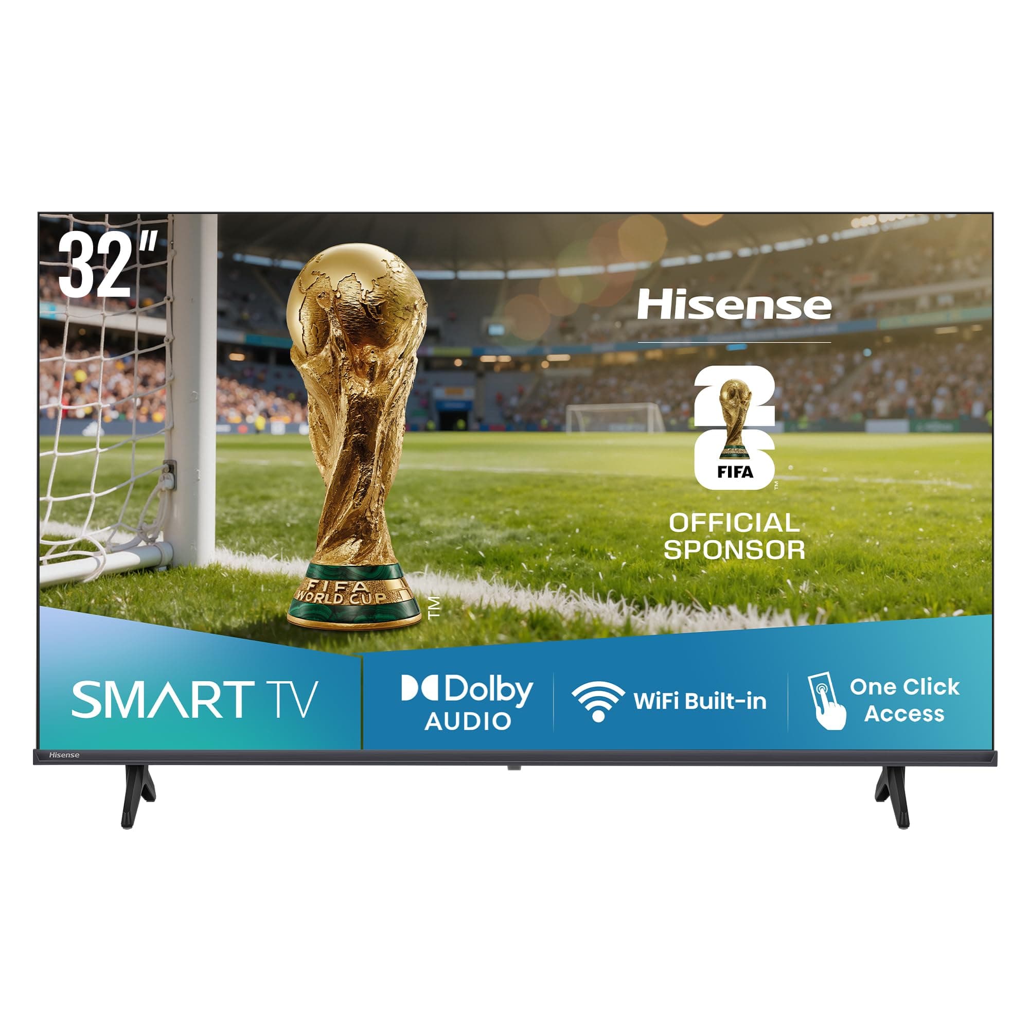 Hisense 32 inch Smart TV FHD 4K E4Q-Natural Colour Enhancer,High Contrast,Share to TV,Dual Band Wi-Fi, Game Mode, Eye Care Mode,Youtube,Netflix,Shahid 32E4Q (2025 UAE Version) on Amazon.ae - Price Tracker