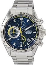Lorus Men's Analog Quartz Watch with Metal Strap RM311JX9, Blue, Modern - Best Deal Finder