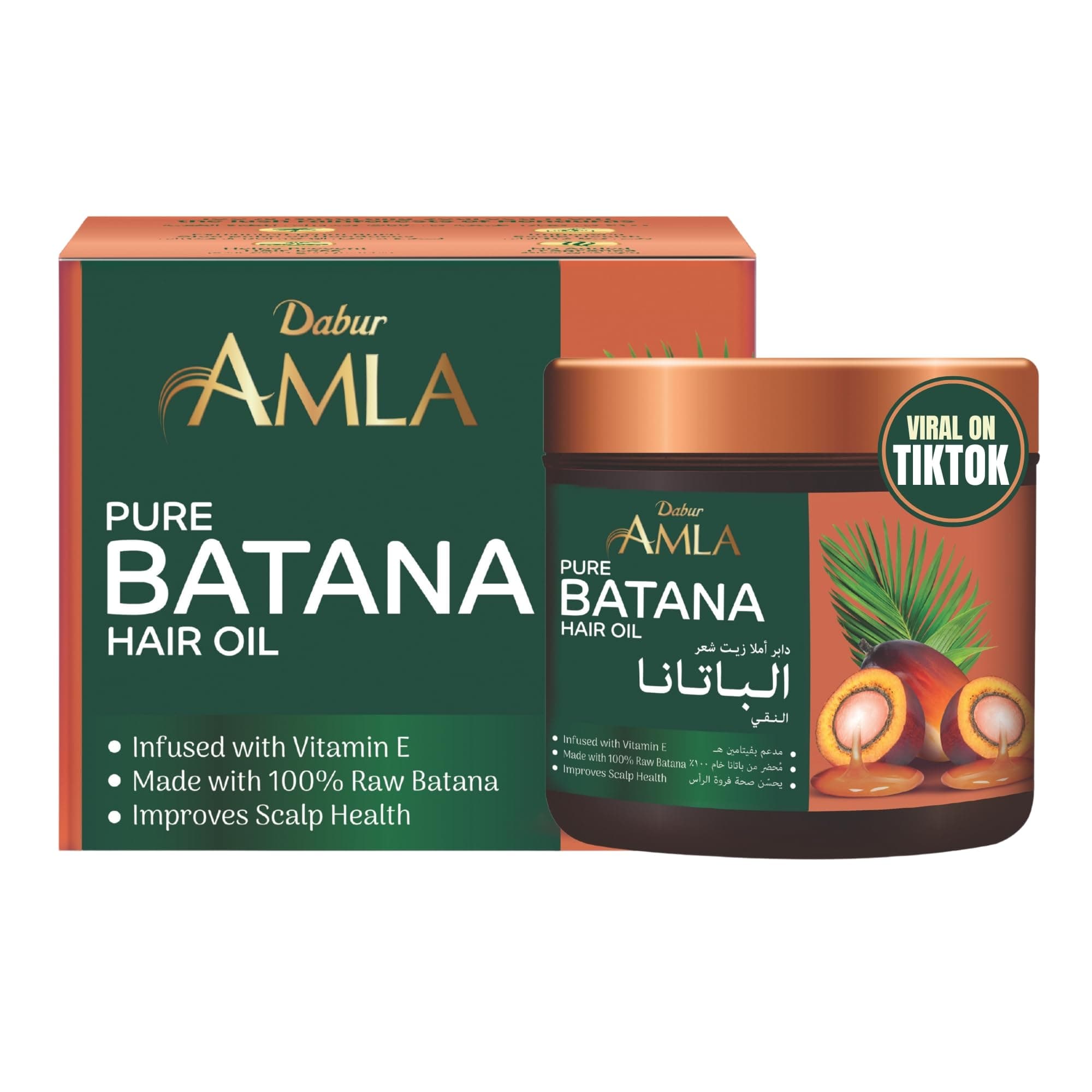 Dabur Amla 100% Raw Batana Oil 120g | Promotes Hair Growth, Prevents Hair Loss & Thinning, Improves Softness and Enhances Shine | Natural, Unrefined & Pure Batana | Ethically Sourced from Honduras on Amazon.ae - Price Tracker