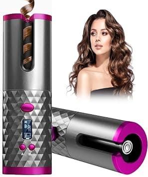 Wireless Automatic Curling Iron with Rechargeable Battery on Amazon.ae - Price Tracker