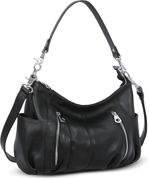 HESHE Genuine Leather Purses for Women Shoulder Hobo Bag Crossbody Satchel Handbags Designer Ladies Totes Purse on Amazon.ae - Price Tracker