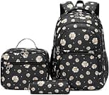 Girls Backpack Kids School Bookbag Set for Teen Girls Elementary Students Casual Back Pack with Lunch Box - Best Deal Finder