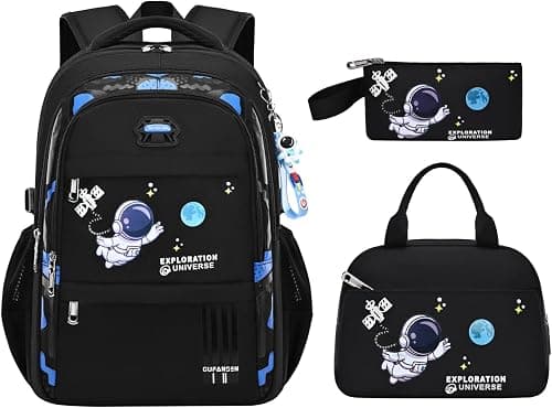 MITOWERMI 3pcs Kids Backpack with Lunch Box School Bag for Boys Girls Backpack Bookbag Set for Elementary School Student on Amazon.ae - Price Tracker