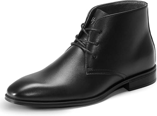 Holy dove Mens Dress Boots,Premium Leather Oxford Chukka,Non-Slip Business Boots for Men‌‌ on Amazon.ae - Price Tracker