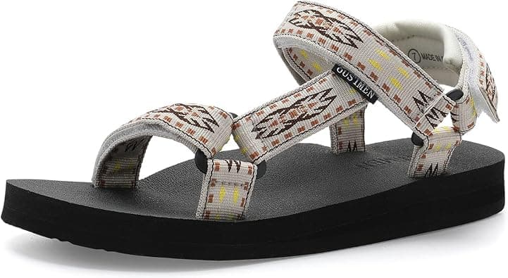 OUSIMEN Women's Sport Sandals Hiking Sandals with Arch Support Yoga Mat Insole Outdoor Light Weight Casual Sport Sandal on Amazon.ae - Price Tracker