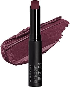 wet n wild Perfect Pout Lipstick, Dark Red 99% Chance Of Wine, Vegan | Gluten-Free | Cruelty-Free | Lip Color, Lip Color - Best Deal Finder