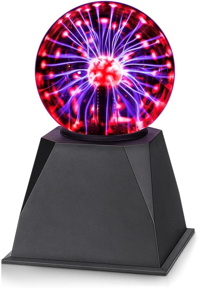 TERRIFI Plasma Ball - 4 Inch Touch and Sound Sensitive Plasma Lamp, Magic Lightning Sphere, Science Kit for Kids, Educational Toy Gift, Cool Decorative Night Light for Christmas, Birthday, Halloween on Amazon.ae - Price Tracker