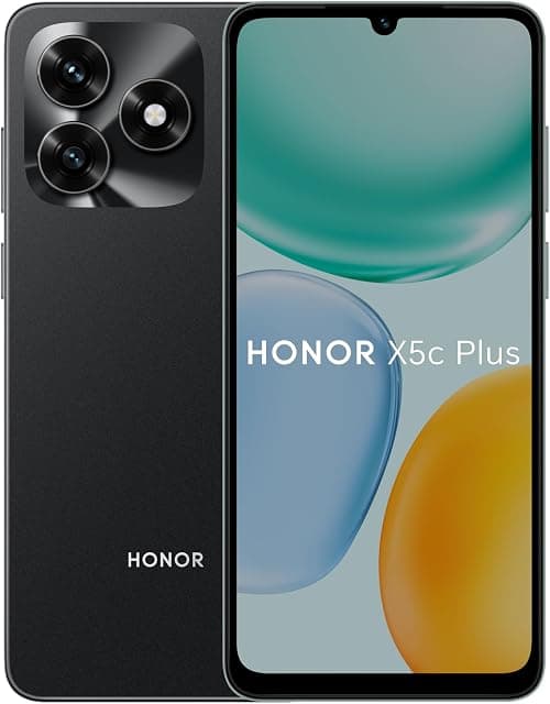 HONOR X5c Plus 4G Smartphone, 4GB RAM 128GB ROM, Dual SIM, 5130mAh Battery, 6.74" 90Hz Display, 50MP Camera, Midnight Black – Middle East Version on Amazon.ae - Price Tracker