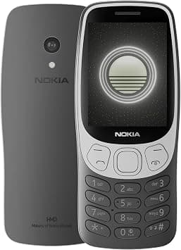 Nokia 3210 4G | All-New Classic Keypad Phone with Dual SIM, YouTube, Scan & Pay UPI, Rear Camera, Wireless FM Radio, MP3 Player, Bluetooth & USB Type C | Grunge Black على Amazon.ae - متتبع الأسعار
