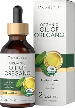 Carlyle Organic Oil of Oregano | 2 fl oz Liquid | Vegan, USDA Certified | Non-GMO, Gluten Free Drops | by on Amazon.ae - Price Tracker