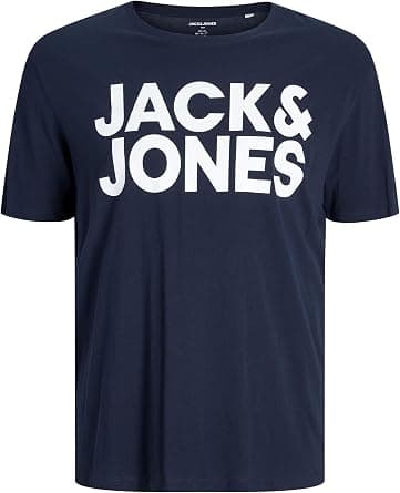 JACK & JONES Men's Jjecorp Logo Tee Ss O-neck Noos Pls T-Shirt on Amazon - Best Deal Finder