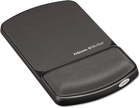 Fellowes 9175101 Gel Wrist Rest And Mouse Pad With Microban Product Protection - Graphite, 10.1 X 6.8 X 0.9 Inches - Amazon.ae Price Tracker