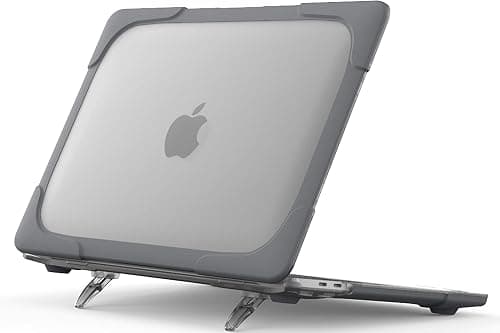 ProCase for MacBook Pro 13 Inch 2023 M2, 2022 2020 M1 A2338/ A2289/ A2251, Heavy Duty Hard Shell Case with Dual Layer Protective Cover and Kickstand for MacBook Pro 13-inch -Grey on Amazon.ae - Price Tracker