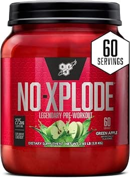 BSN N.O.-XPLODE Pre Workout Powder, Energy Supplement for Men and Women with Creatine and Beta-Alanine, Flavor: Green Apple, 60 Servings on Amazon.ae - Price Tracker