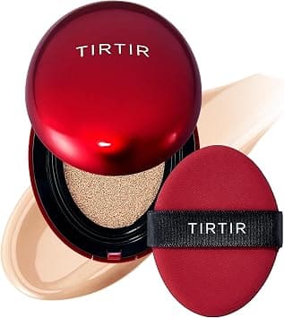 [*Mini Size*] TIRTIR Mask Fit Red Cushion Foundation | Japan's No.1 Choice for Glass skin, Long-Lasting, Lightweight, Buildable Coverage, Semi-Matte (21N Ivory, 4.5g (Pack of 1)) - Best Deal Finder