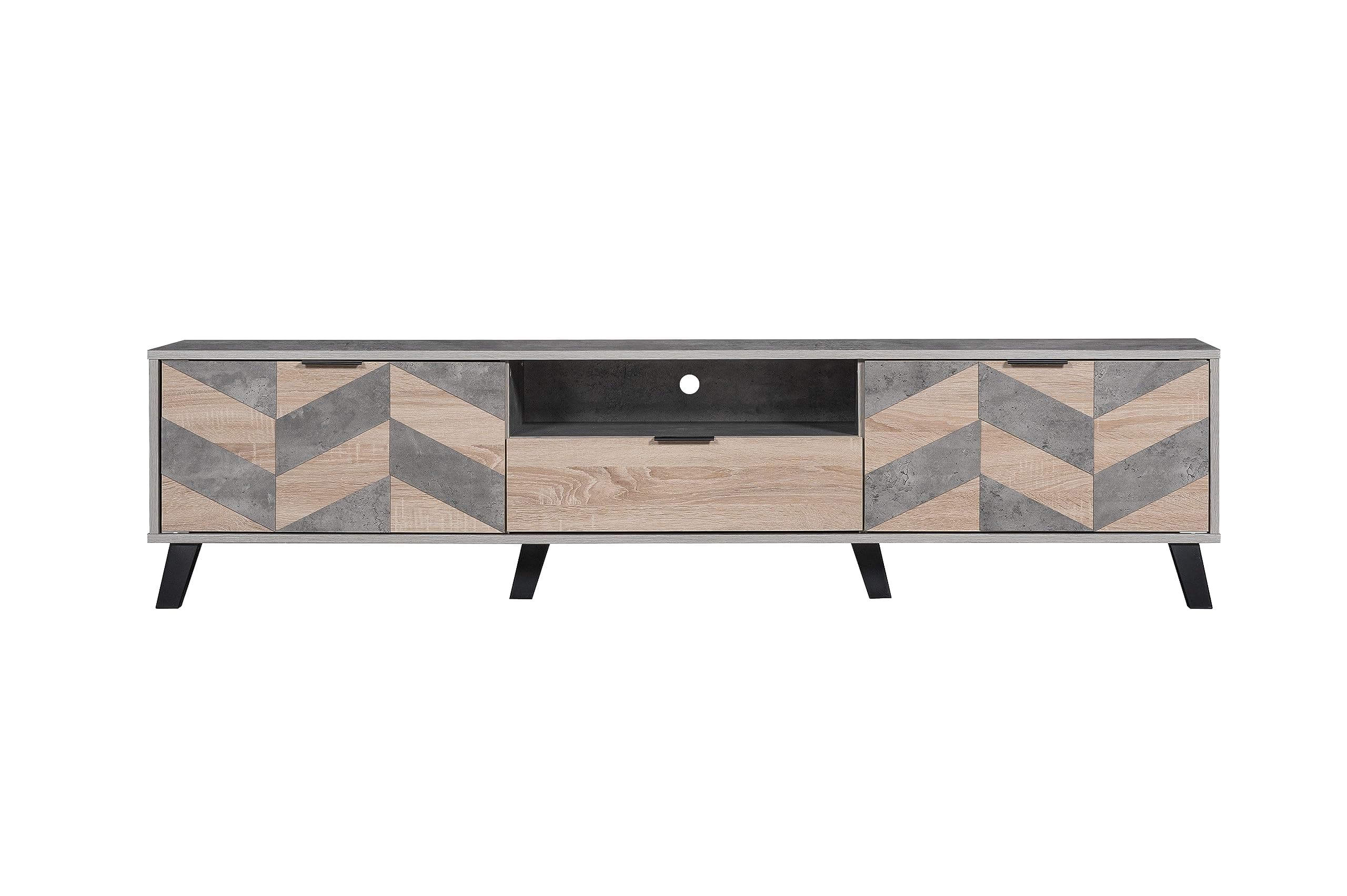 MOHAMMAD AZIM FURNITURE MAF Wooden Modern TV Table Multifunctional TV Desk Stand with Storage Shelves Drawers For office, Home, Entrainment Living Room Gaming Media Room A MODLE MAF-TV100-180CM on Amazon.ae - Price Tracker