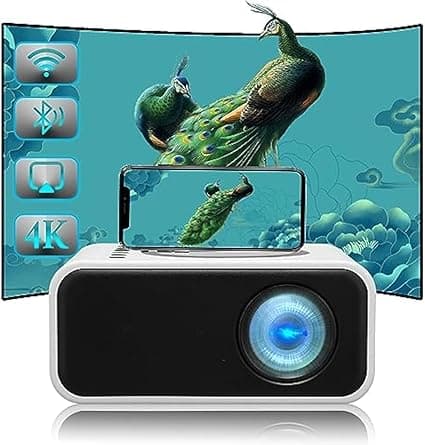 Bewinner Mini Projector - 1080P Full HD TFT LCD Portable Projector with Speaker, Family Movie Theater Watching Projector for Laptop (UK Plug) on Amazon.ae - Price Tracker