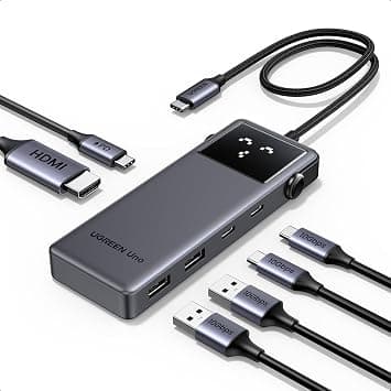 UGREEN Uno USB C Hub [Different State Emoji] 100W PD, HDMI, USB A 3.2 | Type C & USB A Gen 2 Data Transfer Ports 100W PD 4K@60Hz HDMI Multiport Adapter for iPhone, Windows/MacBook Pro/Air on Amazon.ae - Price Tracker