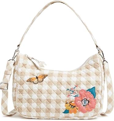 Vera Bradley Women's Cotton Frannie Crescent Crossbody Purse on Amazon.ae - Price Tracker