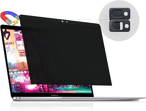 Privacy Screen Macbook Air 13 Inch(2018-2021, M1)/Macbook Pro 13 In(2016-2022, M1, M2), Magnetic Removable Anti Blue Light Glare Filter Privacy Screen Protector With Camera Cover for Mac 13In Laptop on Amazon.ae - Price Tracker