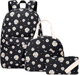 Girls School Backpacks for Kids Teens, 3-in-1 School Bag Bookbags Set with Lunch Bag Pencil Case - Best Deal Finder