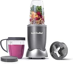 Nutribullet 600 Watts, , Multi-Function High Speed Blender, Mixer System With Nutrient Extractor, Smoothie Maker, Gray,5 Piece Set,NB-BX210H-23 (Renewed) - Amazon.ae Price Tracker