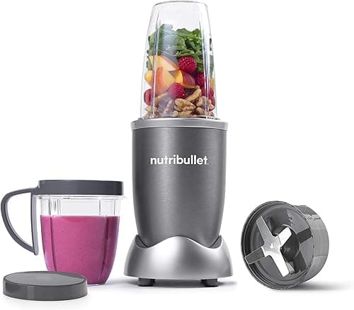 Nutribullet 600 Watts, , Multi-Function High Speed Blender, Mixer System With Nutrient Extractor, Smoothie Maker, Gray,5 Piece Set,NB-BX210H-23 (Renewed) on Amazon.ae - Price Tracker