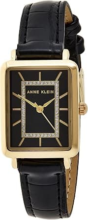Anne Klein Women's Glitter Accented Croco-Grain Strap Watch, AK/3820 - متتبع أسعار Amazon.sa