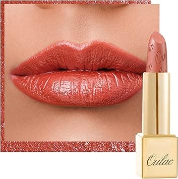 OULAC Orange Metallic Shine Lipstick, Coral Glitter Long Lasting Lipsticks, High Impact Lightweight Soft and Ultra Hydrating,Vegan & Cruelty-Free, Full-Coverage Lip Color 4.3 g/0.15 ozBe Happy(05) on Amazon.ae - Price Tracker