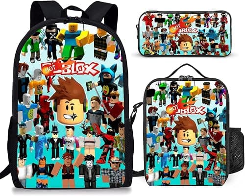 LUYAO 3PCS Kids Cartoon School Backpack, Unisex Back to School Adjustable Backpack, Gifts for Anime Fans, Travel Laptop Backpack Style on Amazon.ae - Price Tracker