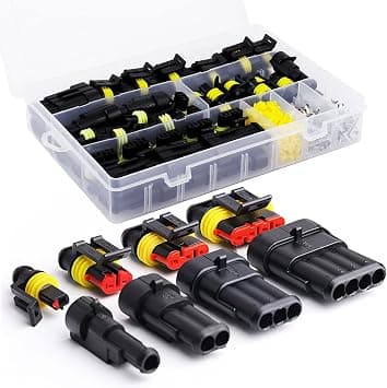 352 Pcs 26 Kits Electrical Connectors, Waterproof Automotive Motorcycle Electrical Wire Connector Terminals, 1 2 3 4 Pin Truck Harness Plug Car Spark Plug Connector for Car, Truck على Amazon.ae - متتبع الأسعار