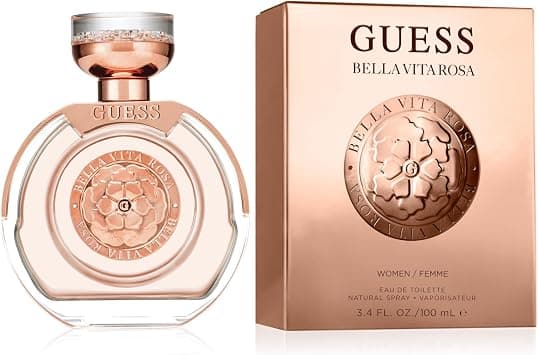 Guess Guess Bella Vita Rosa EDT Spray Women 3.4 oz على Amazon.ae - متتبع الأسعار